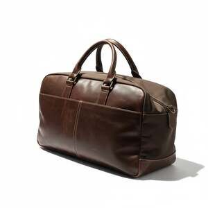 Boconi Nashville Garth Leather & Canvas Commuter Duffle Bag
